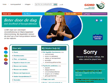 Tablet Screenshot of ggmd.nl